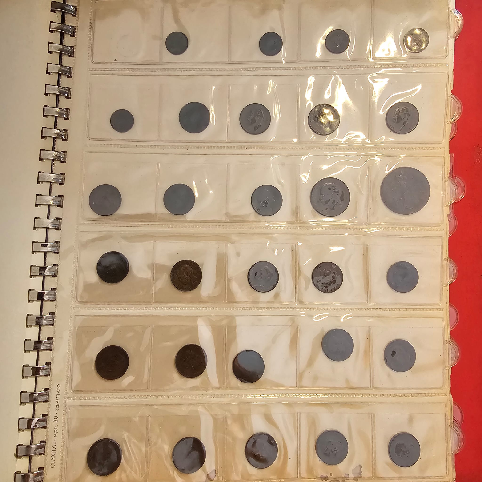 Regno D'italia. Lotto Multiplo da 148 Monete Varie. in Raccoglitore (rosso) e 20 Monete della Rep...