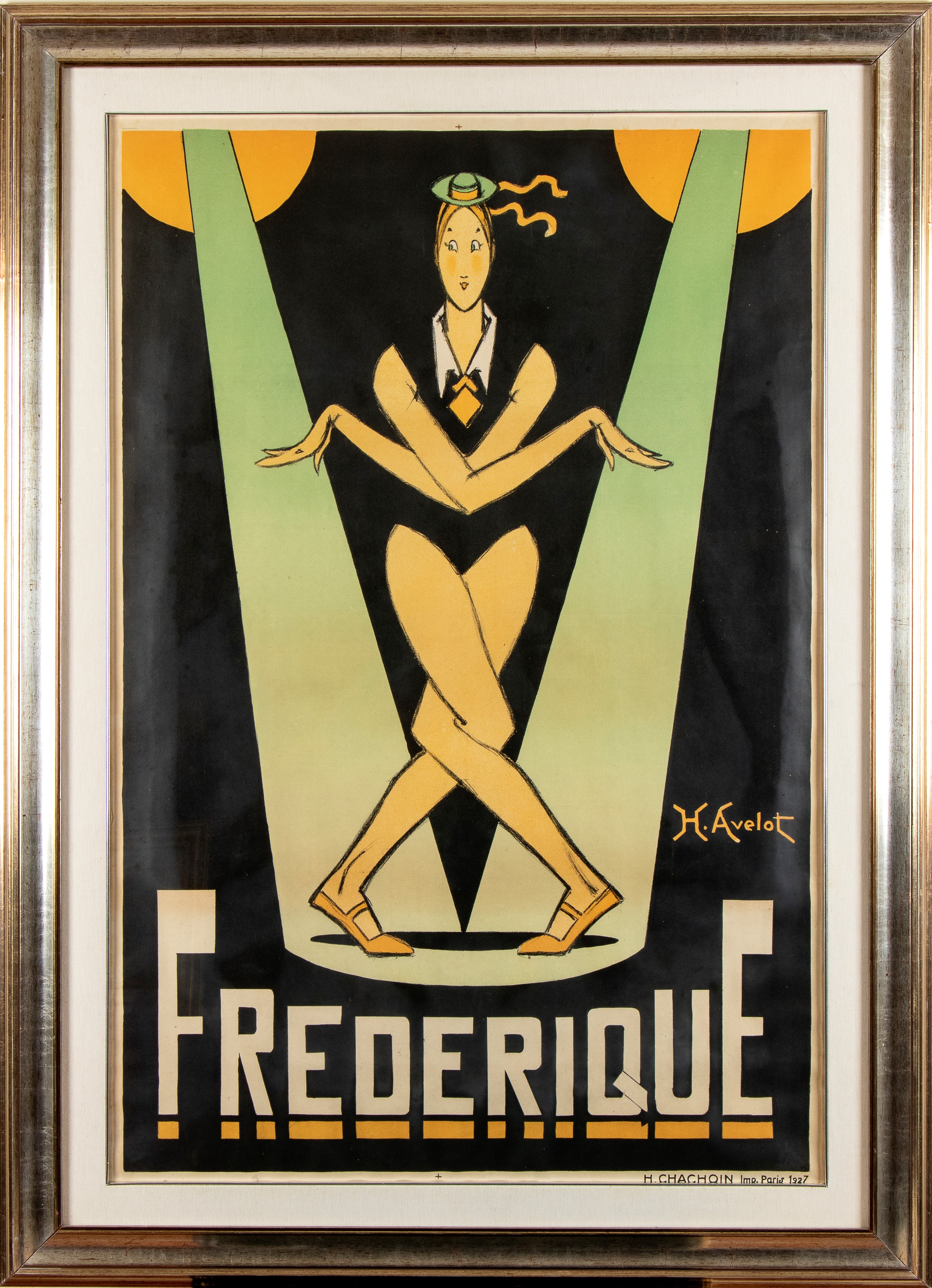 Henri Avelot Pittore - Henri Avelot, Frederique, litografia a colori