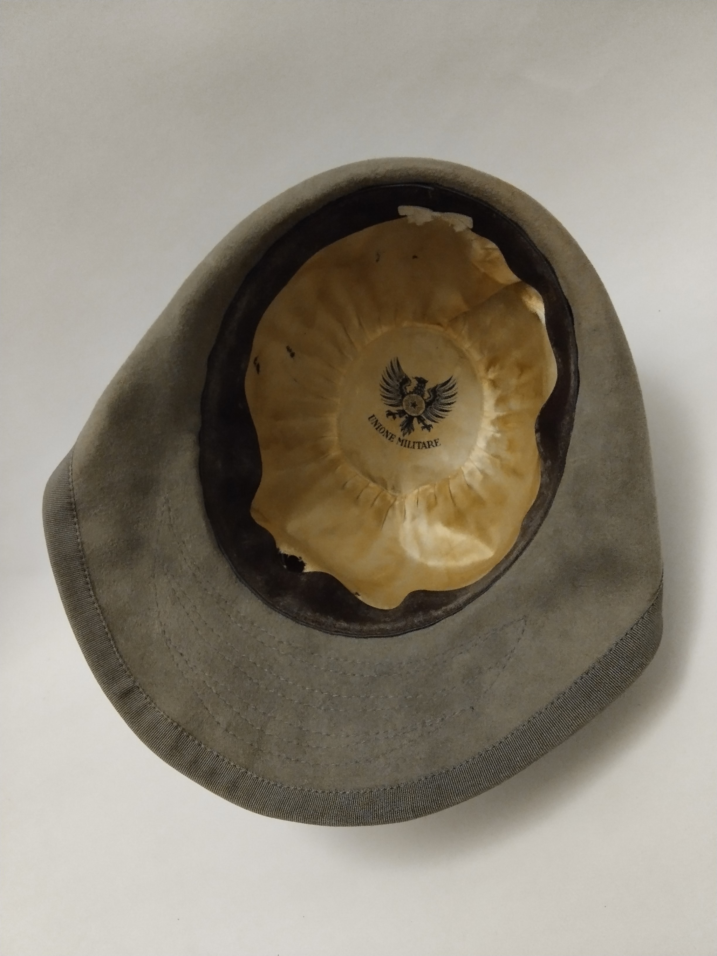 Italia, RSI, Cappello alpino da generale di Brigata in feltro grigio