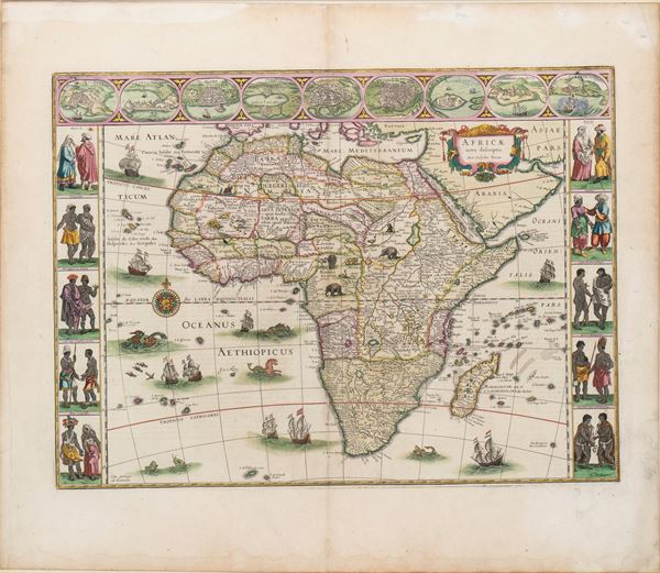Willem Janszoon Blaeu - [Africa] Africae nova descriptio