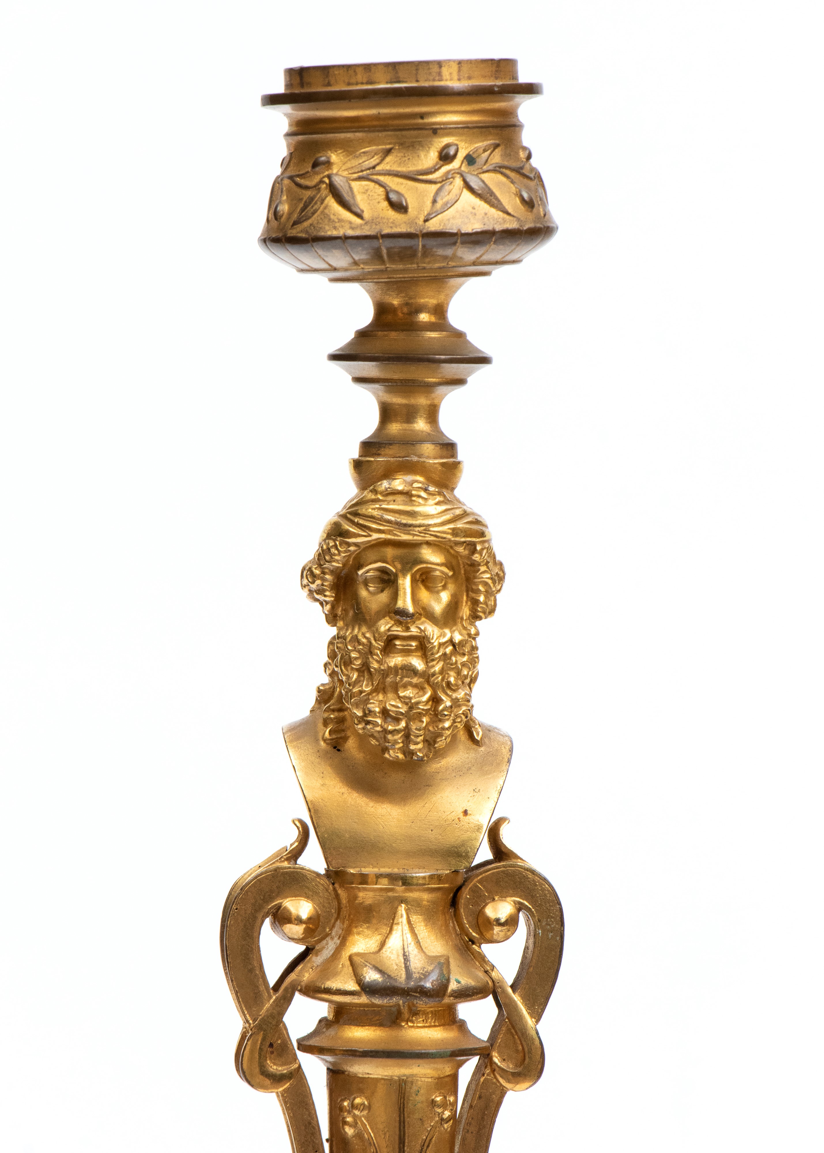 Ferdinand Barbedienne - Coppia di candelabri in bronzo
