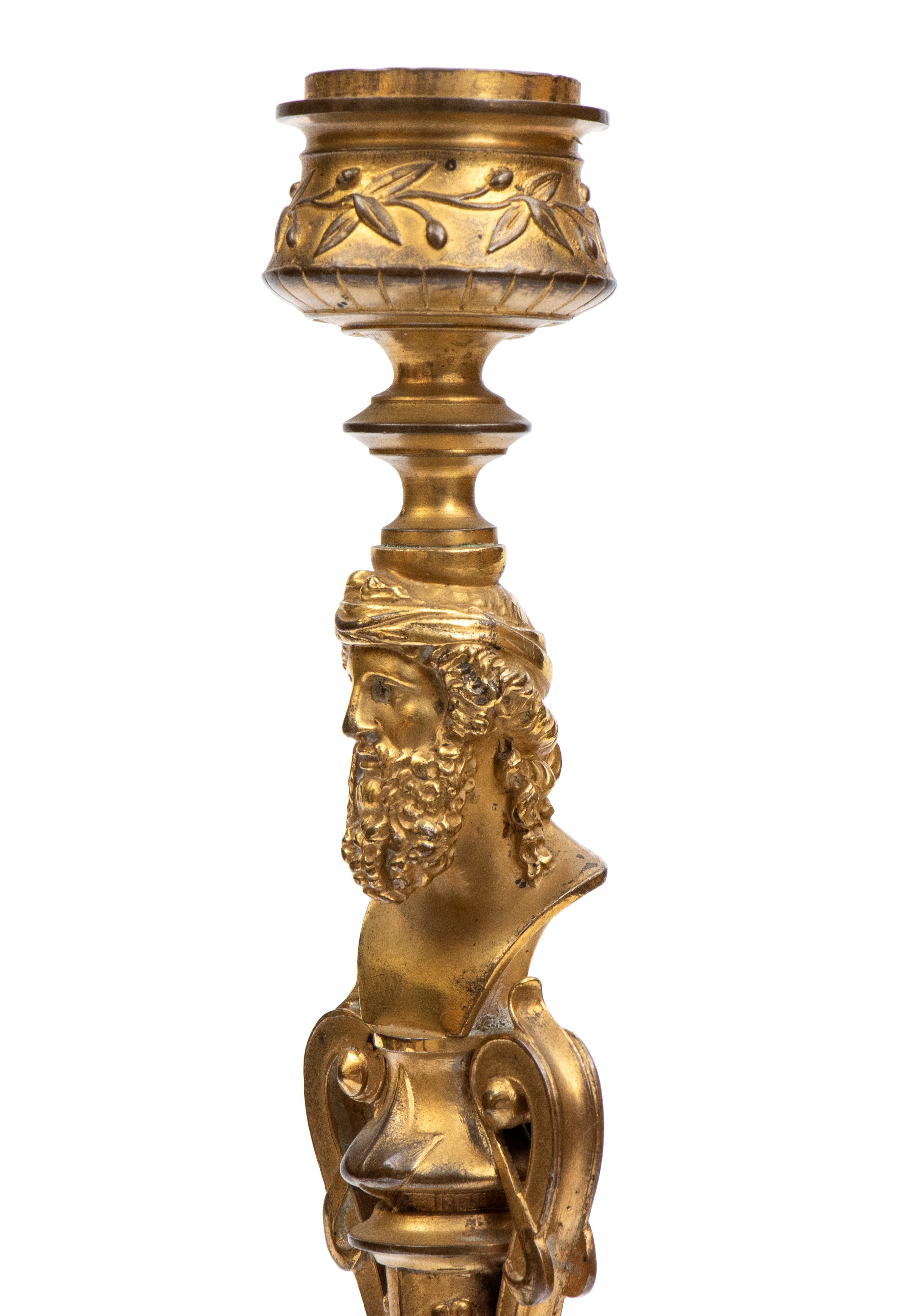 Ferdinand Barbedienne - Coppia di candelabri in bronzo