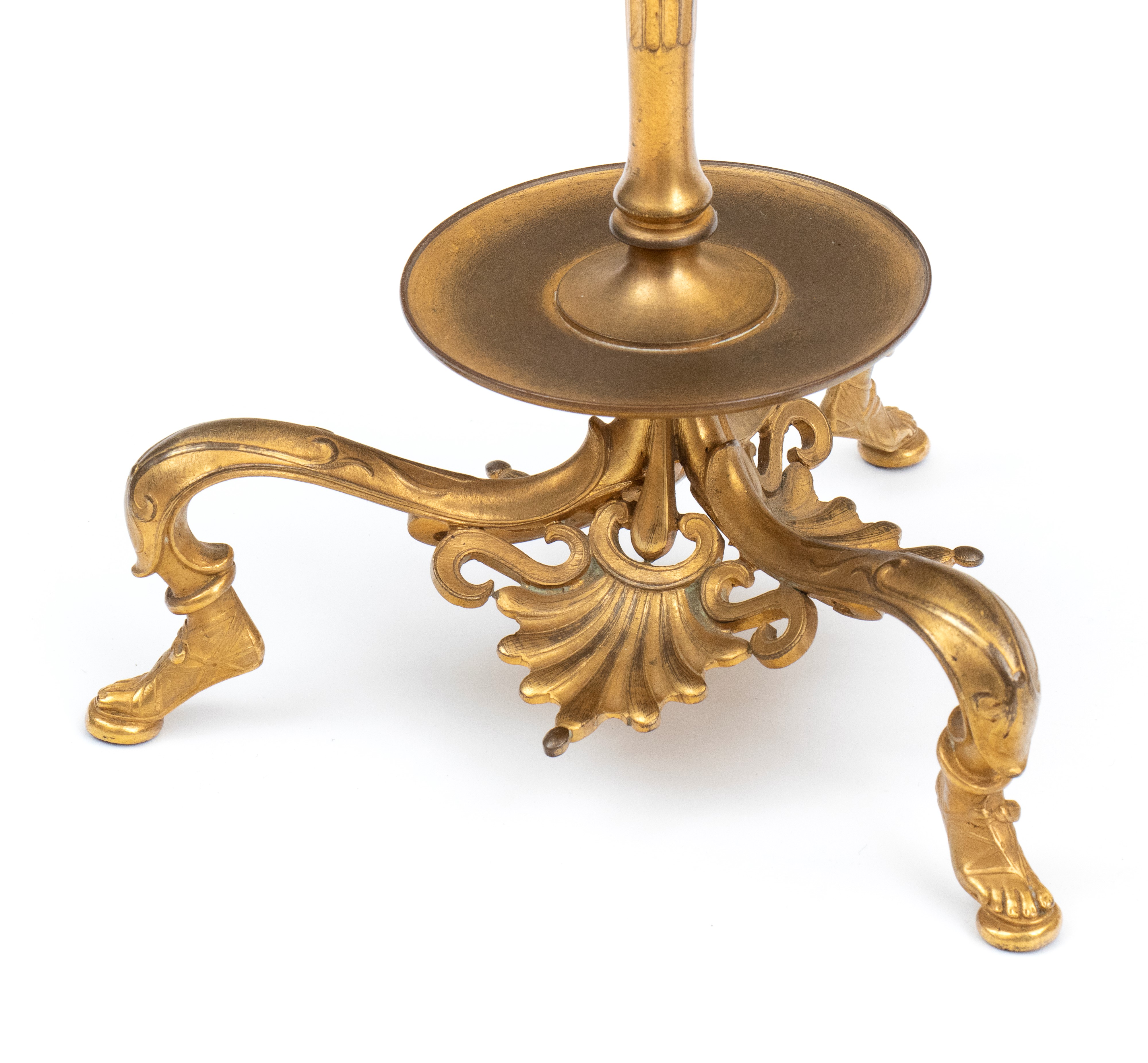 Ferdinand Barbedienne - Coppia di candelabri in bronzo