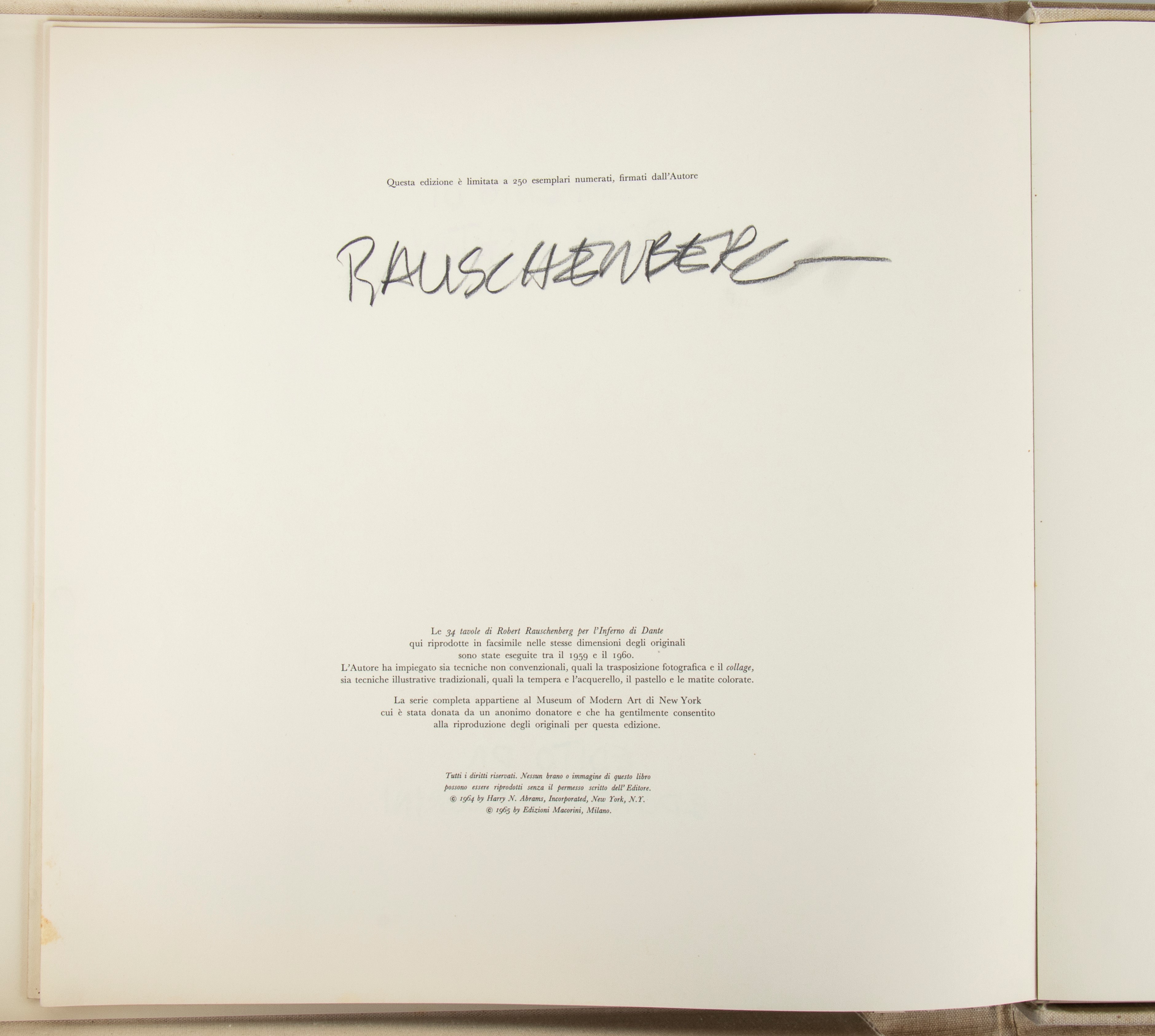 XXXIV TAVOLE PER L'INFERNO DI DANTE