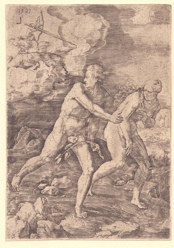 Lucas van Leyden - The Expulsion from Paradise