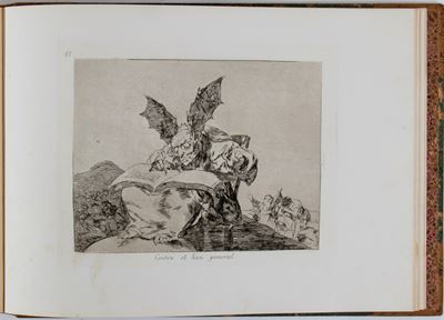 Los Desastres de la Guerra. Colección de ottanta láminas, acquaforte, acquatinta, puntasecca e bu...