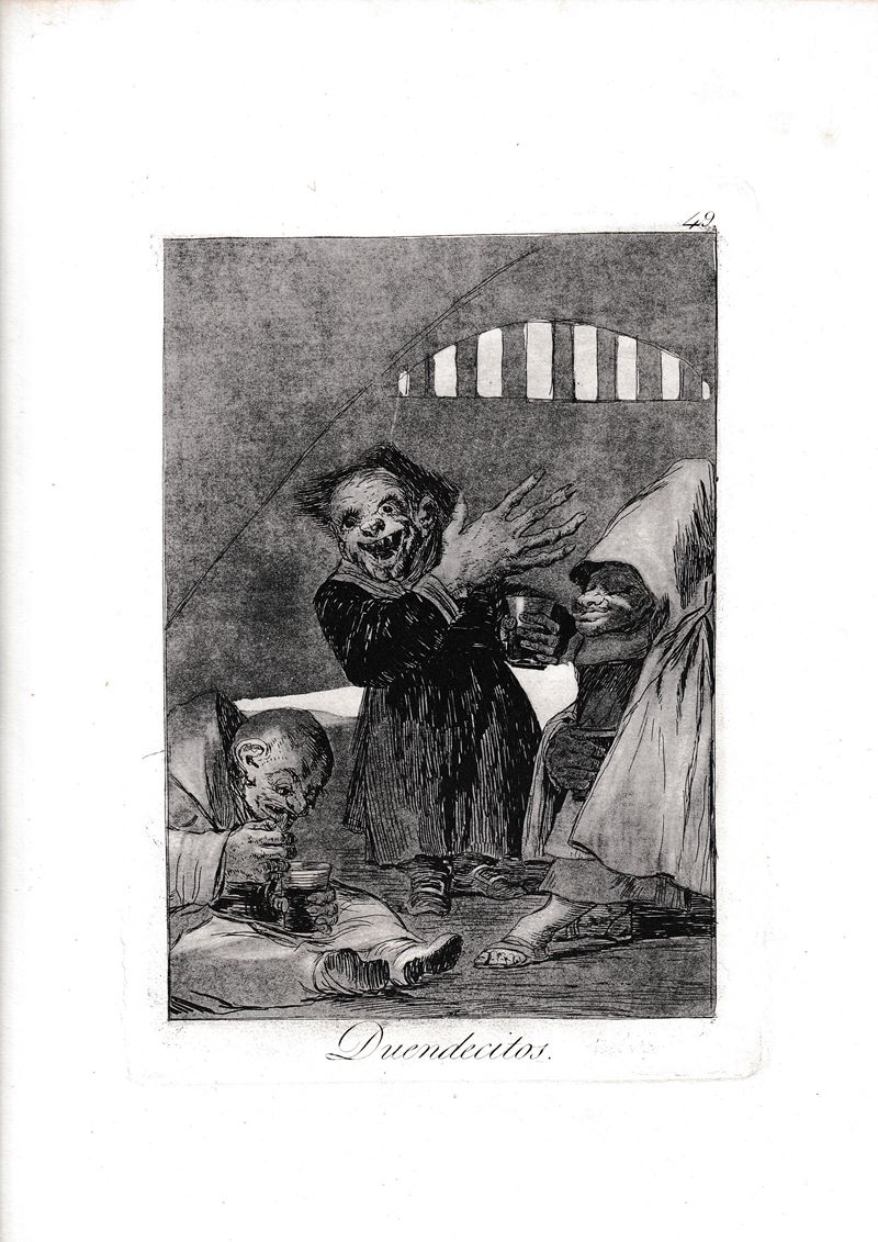 Francisco Goya - Duendecitos - acquaforte e acquatinta