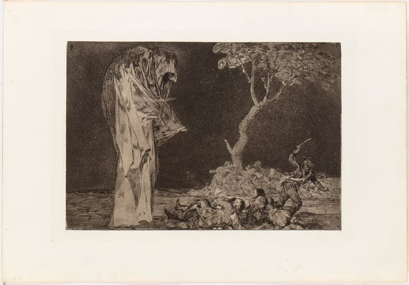 Francisco Goya - Disparate de miedo (Tavola n. 2 dalla serie Proverbios)