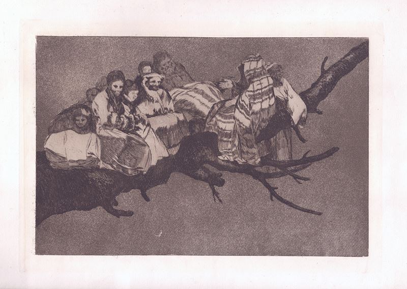 Francisco Goya - Disparate ridículo - acquaforte e acquatinta