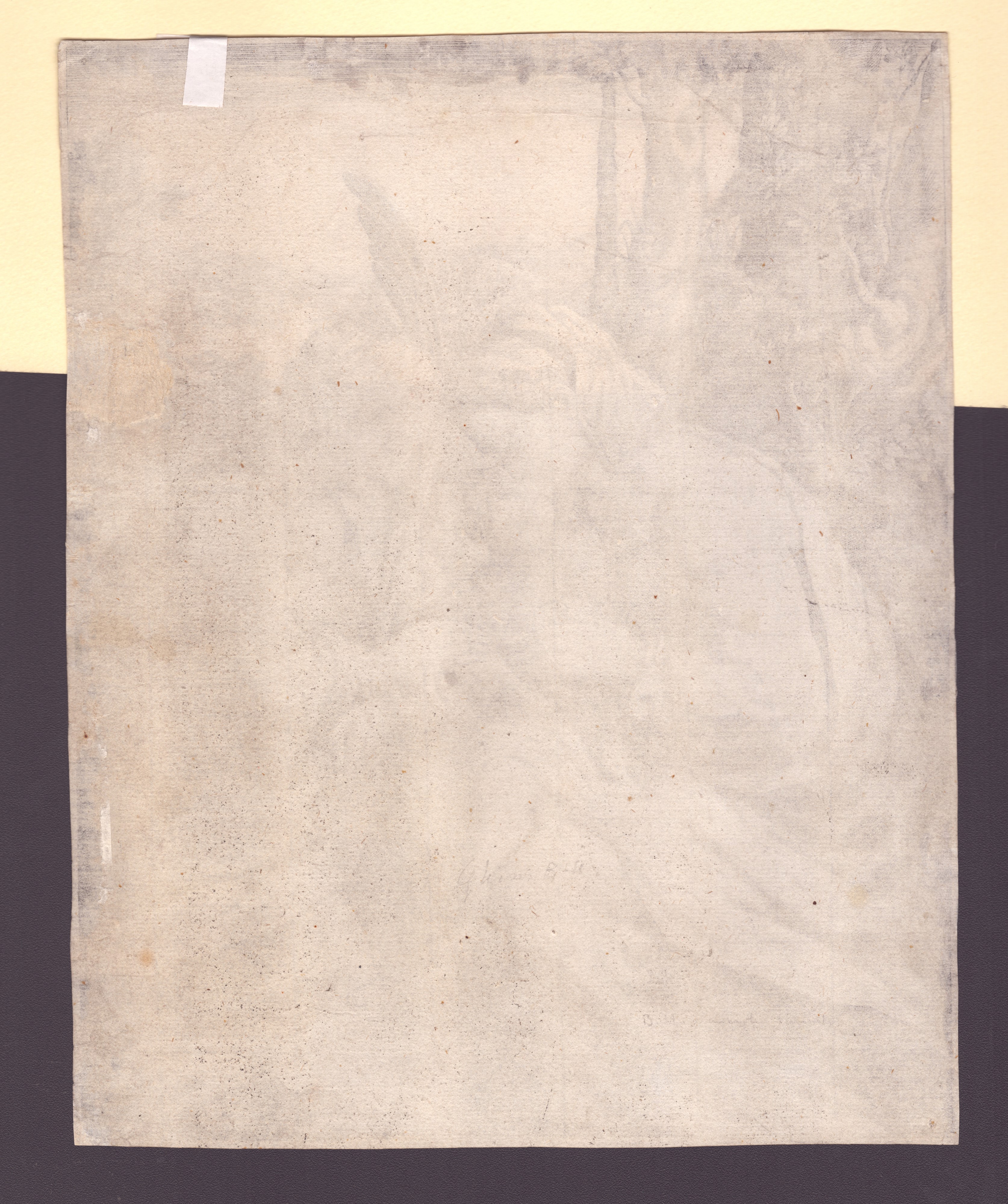 Giorgio Ghisi - Il matrimonio mistico di Santa Caterina, bulino
