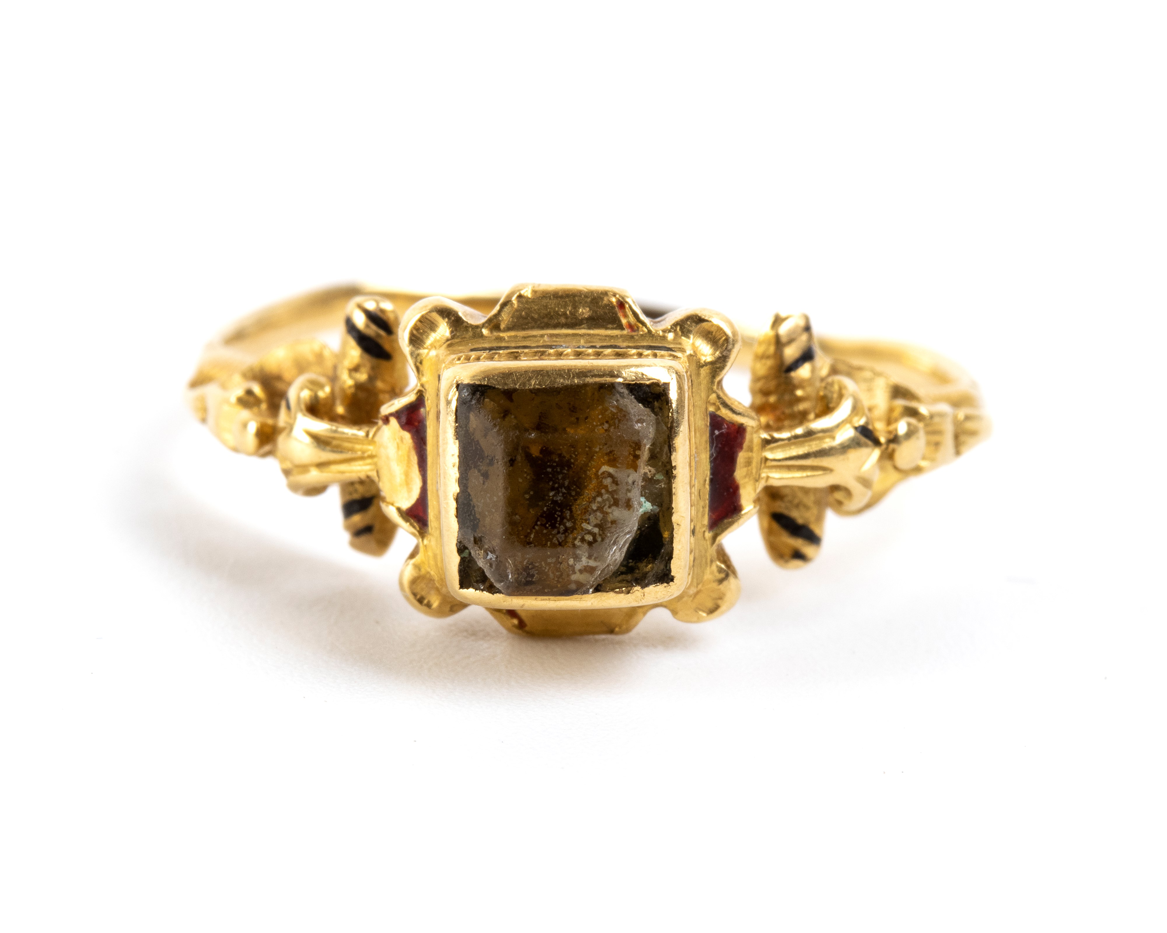 Anello antico in oro, XVIII secolo