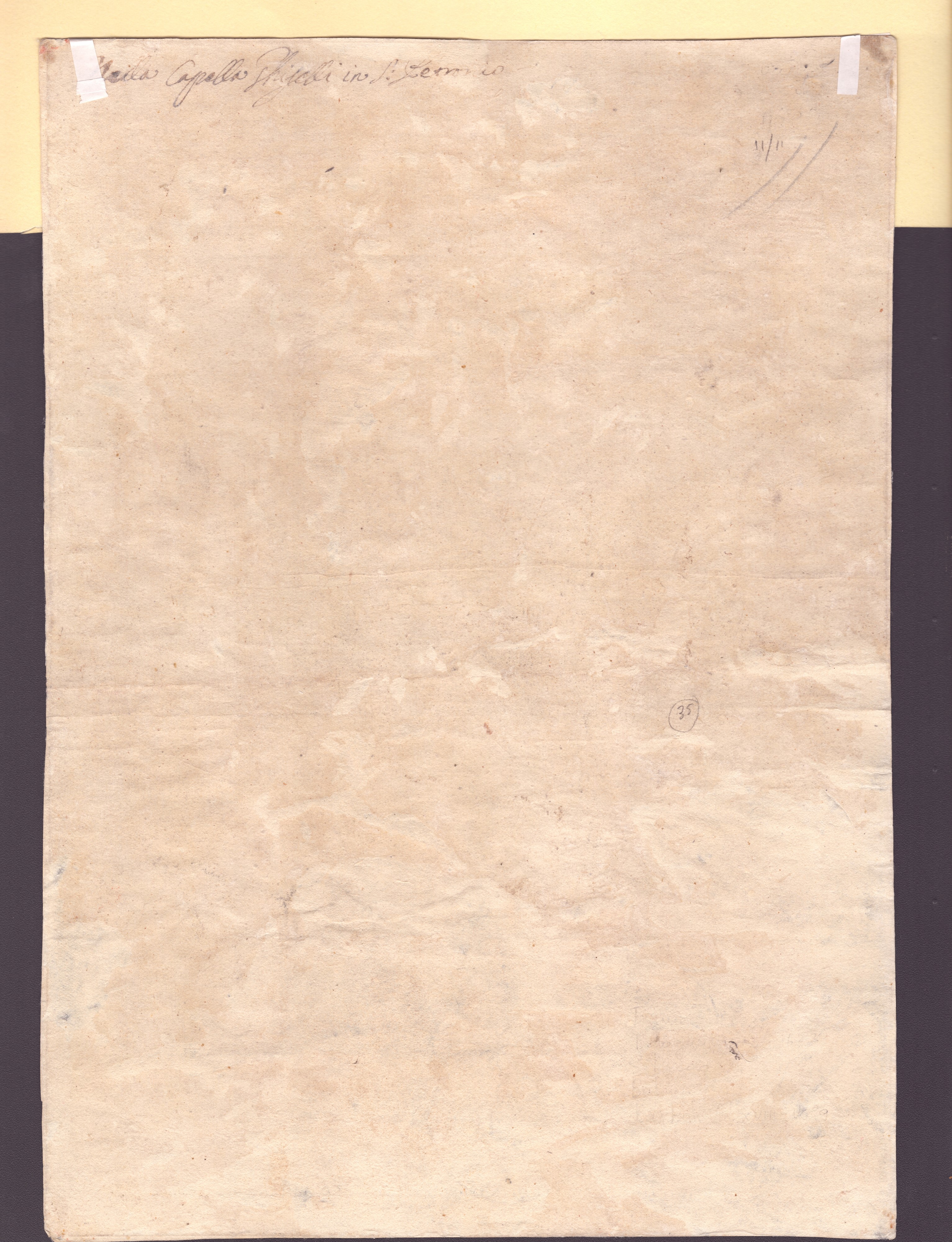 San Rocco invoca la protezione divina per un donatore, da Parmigianino.