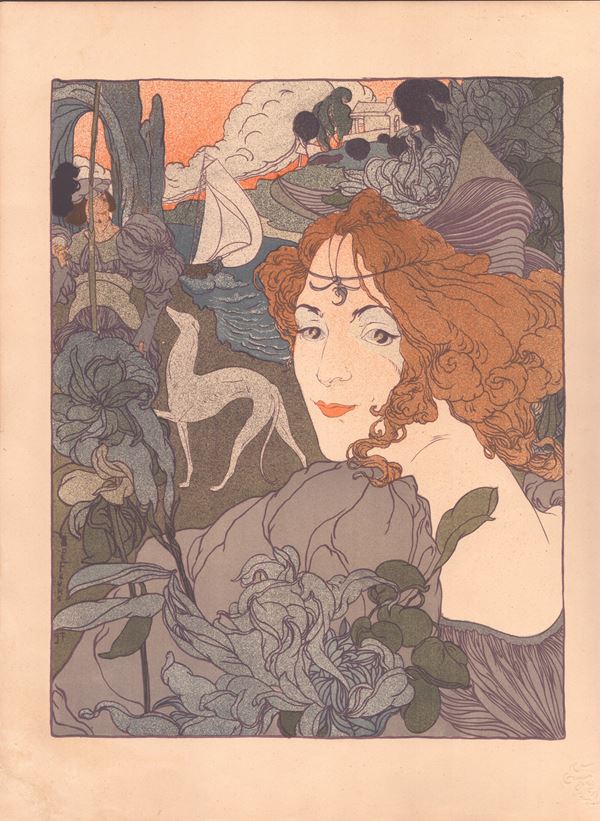 Georges de Feure : Senza Titolo  - Auction OLD MASTER & MODERN PRINTS AND DRAWINGS - Bertolami Fine Art - Casa d'Aste