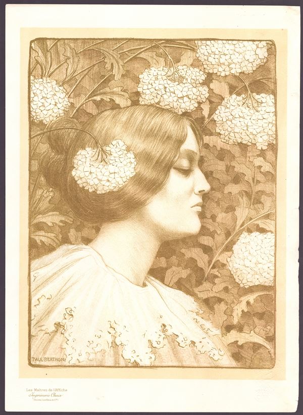 Donna di profilo, da "Les Maitres de L'Affiche"