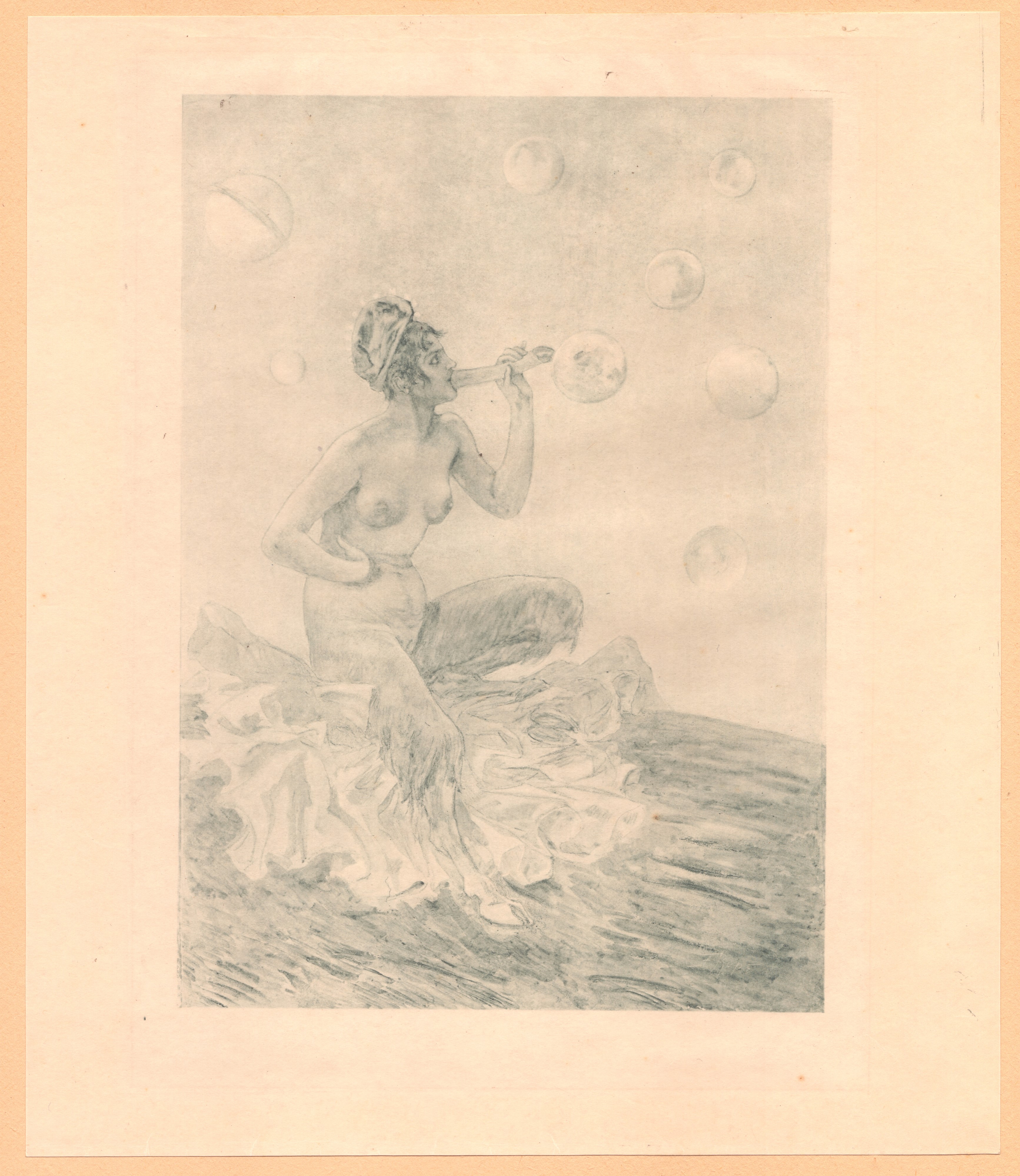Félicien Rops - Ma fille, Monsieur Cabanel! - Acquaforte e puntasecca