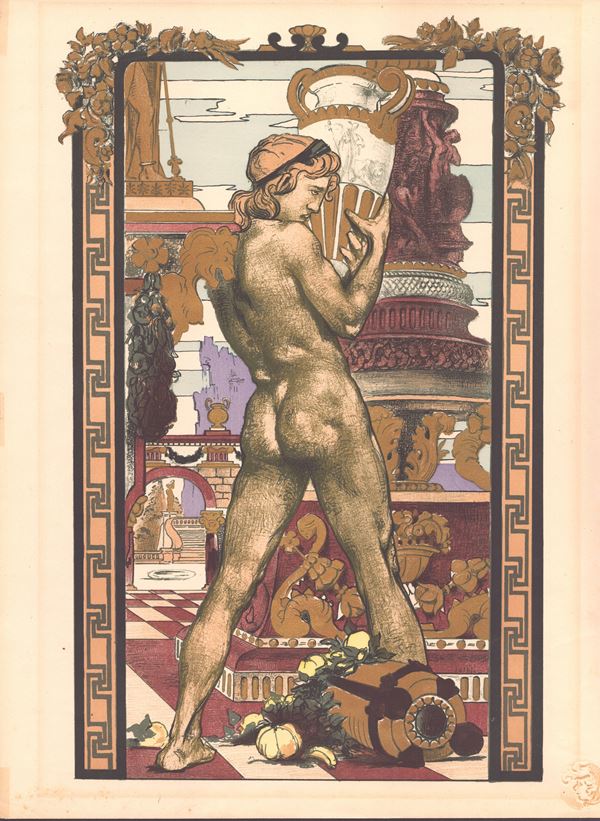 Maurice Desvalli&#232;res : Porteur d'Amphore  - Auction OLD MASTER & MODERN PRINTS AND DRAWINGS - Bertolami Fine Art - Casa d'Aste