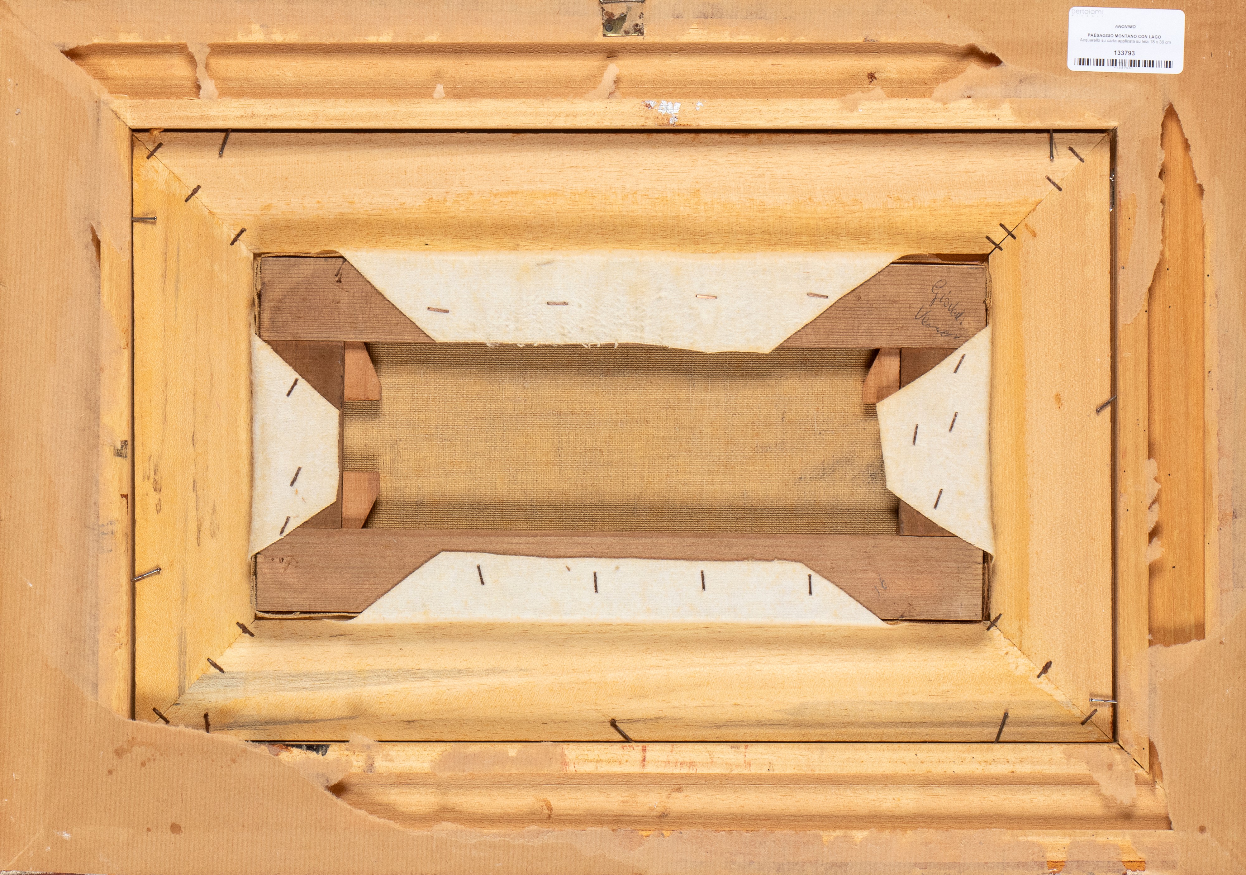 Paesaggio montano con lago