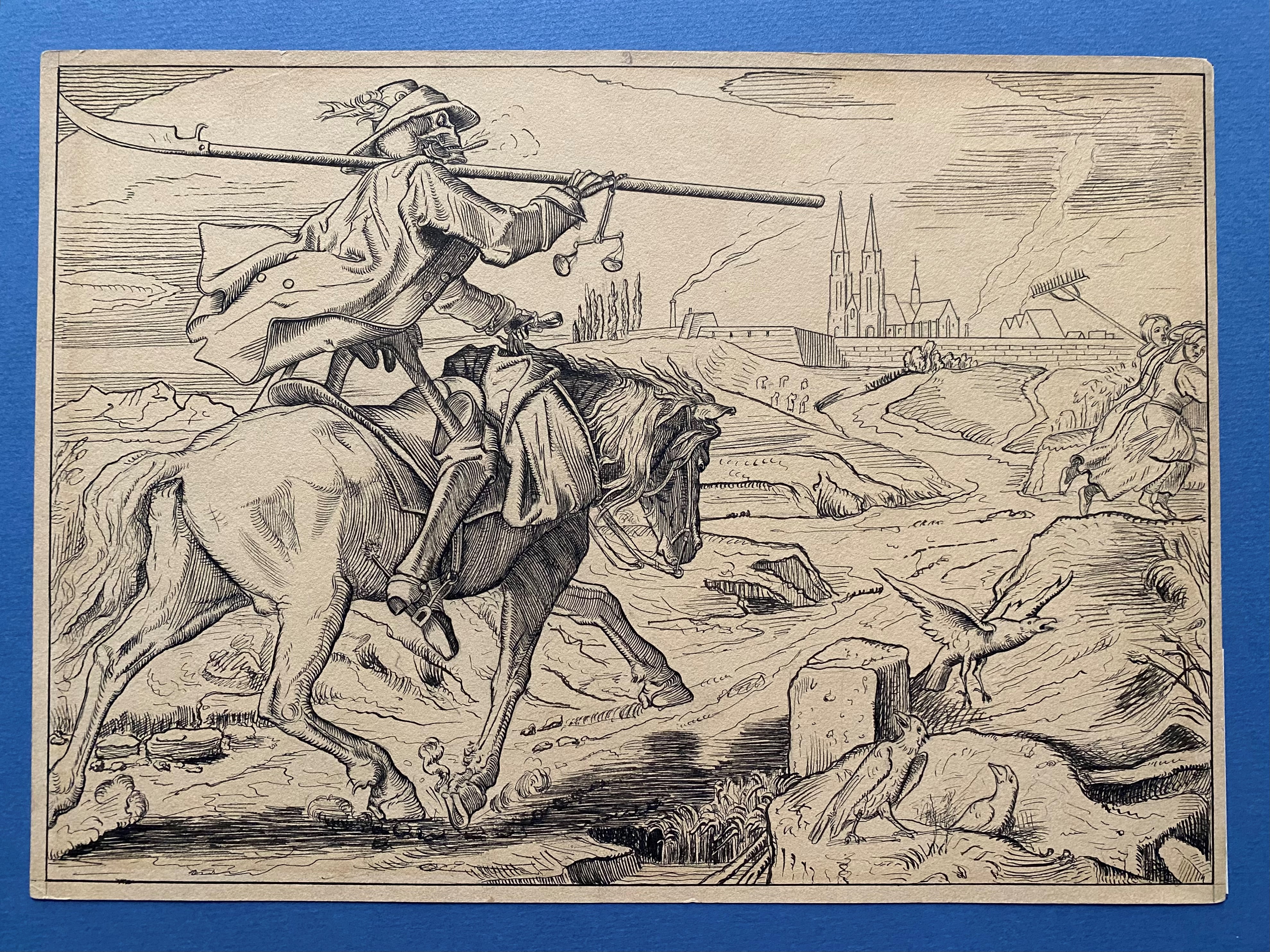 Alfred Rethel - Anche una danza della morte, incisioni, 1848