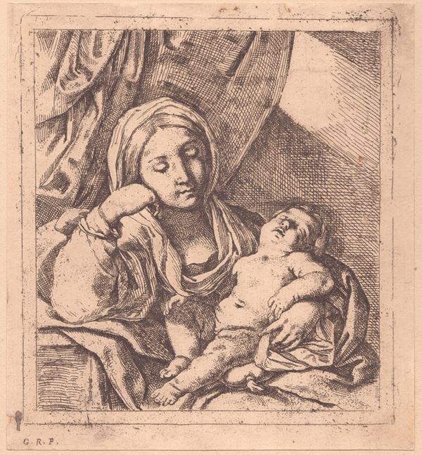 Lorenzo Tinti - Madonna and Child, by Guido Reni