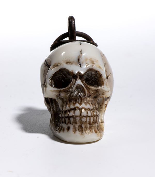 Teschio in avorio marino 