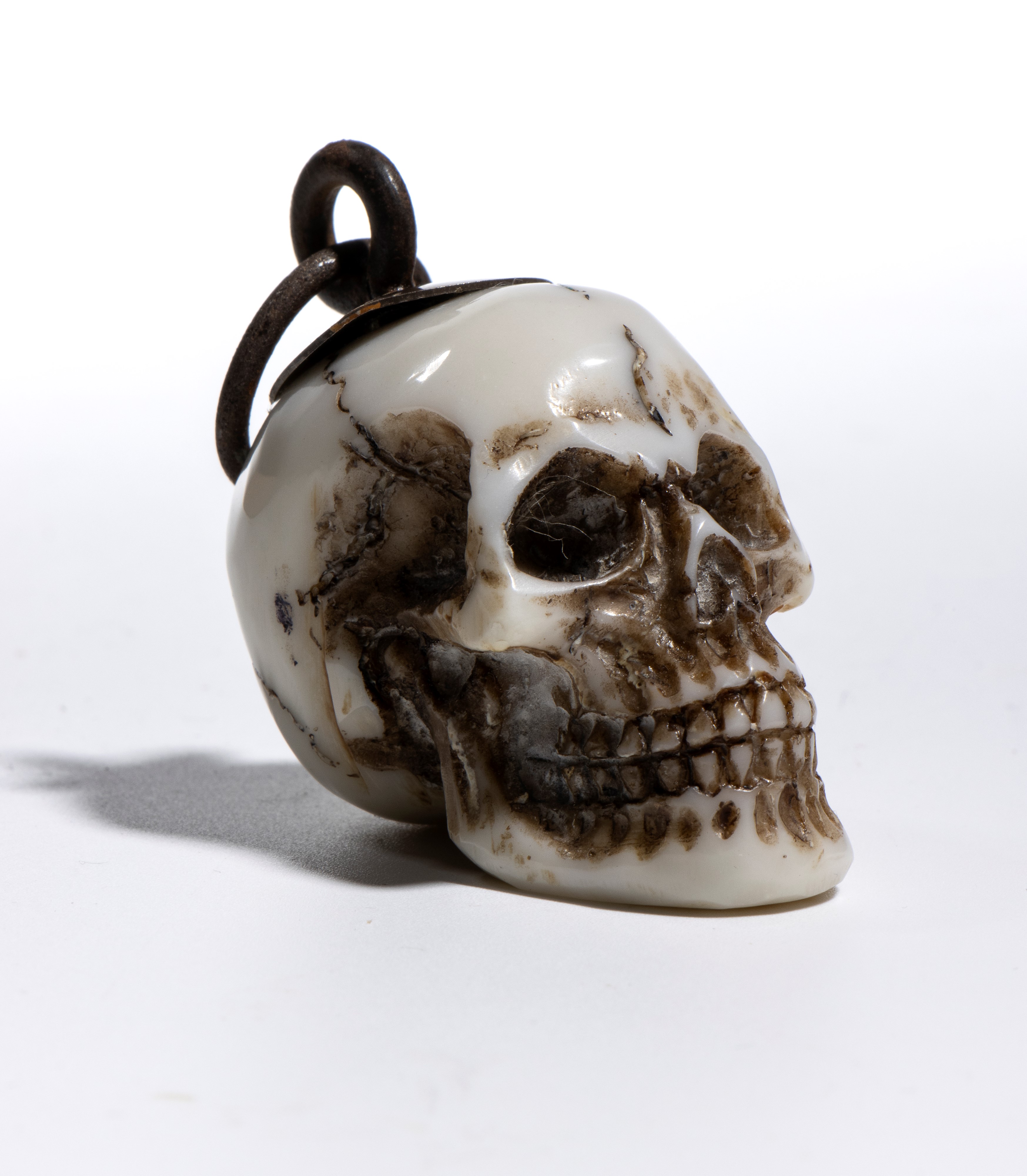 Teschio in avorio marino