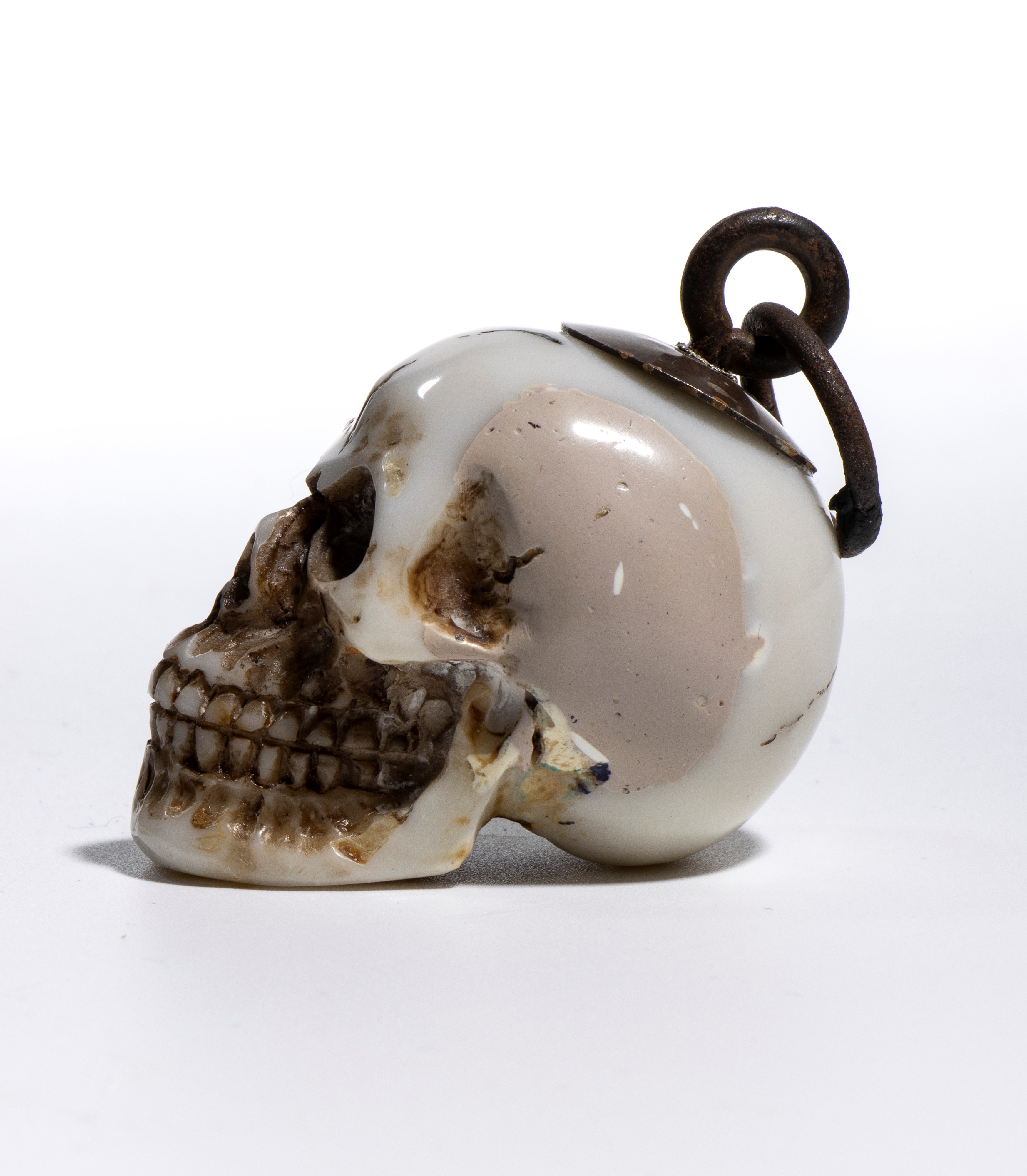 Teschio in avorio marino