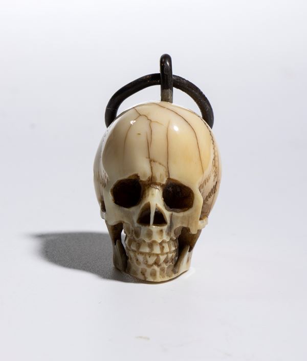 Teschio in avorio 