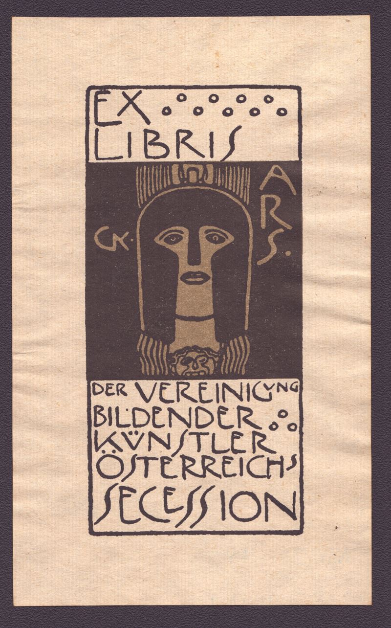 Gustav Klimt - Ex Libris Der Vereinigung Bildender Künstler Österreichs Secession