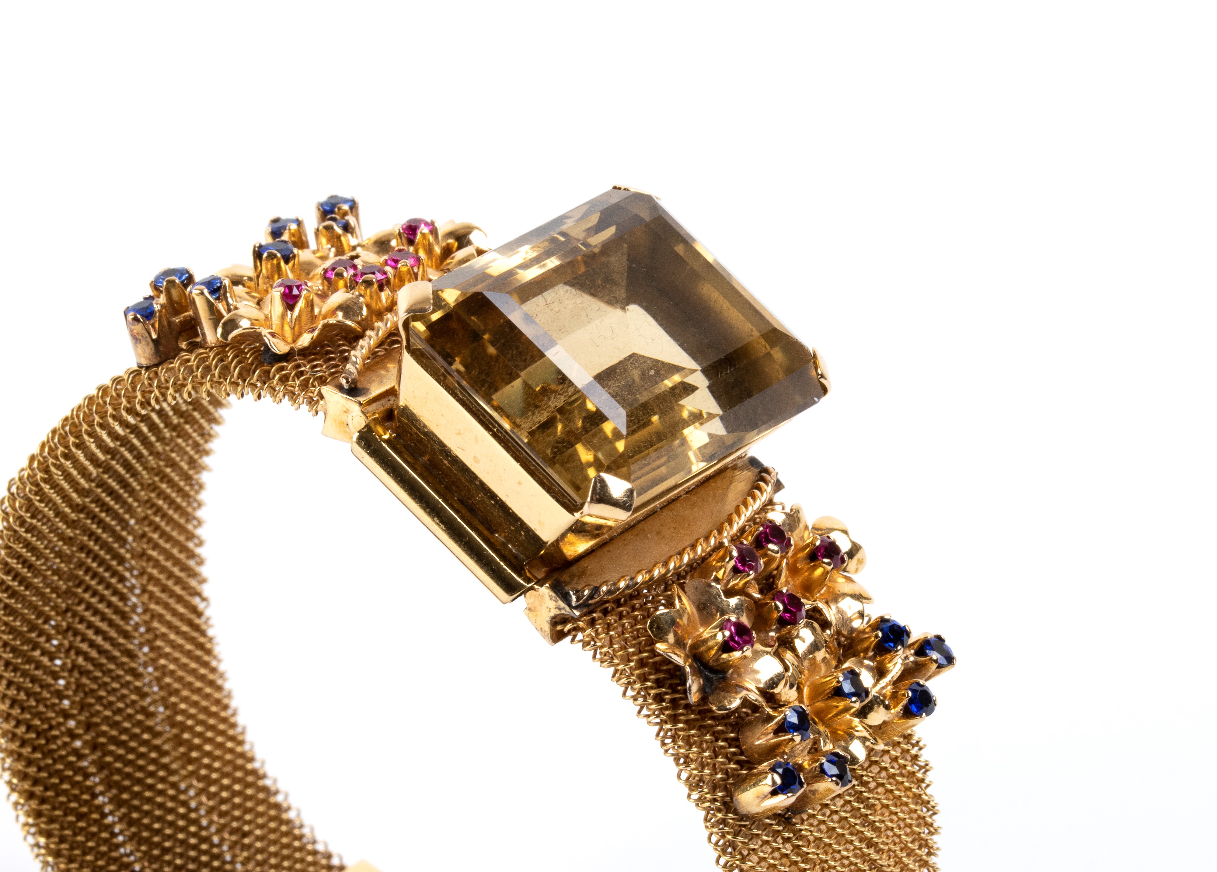 Parure in oro e pietre