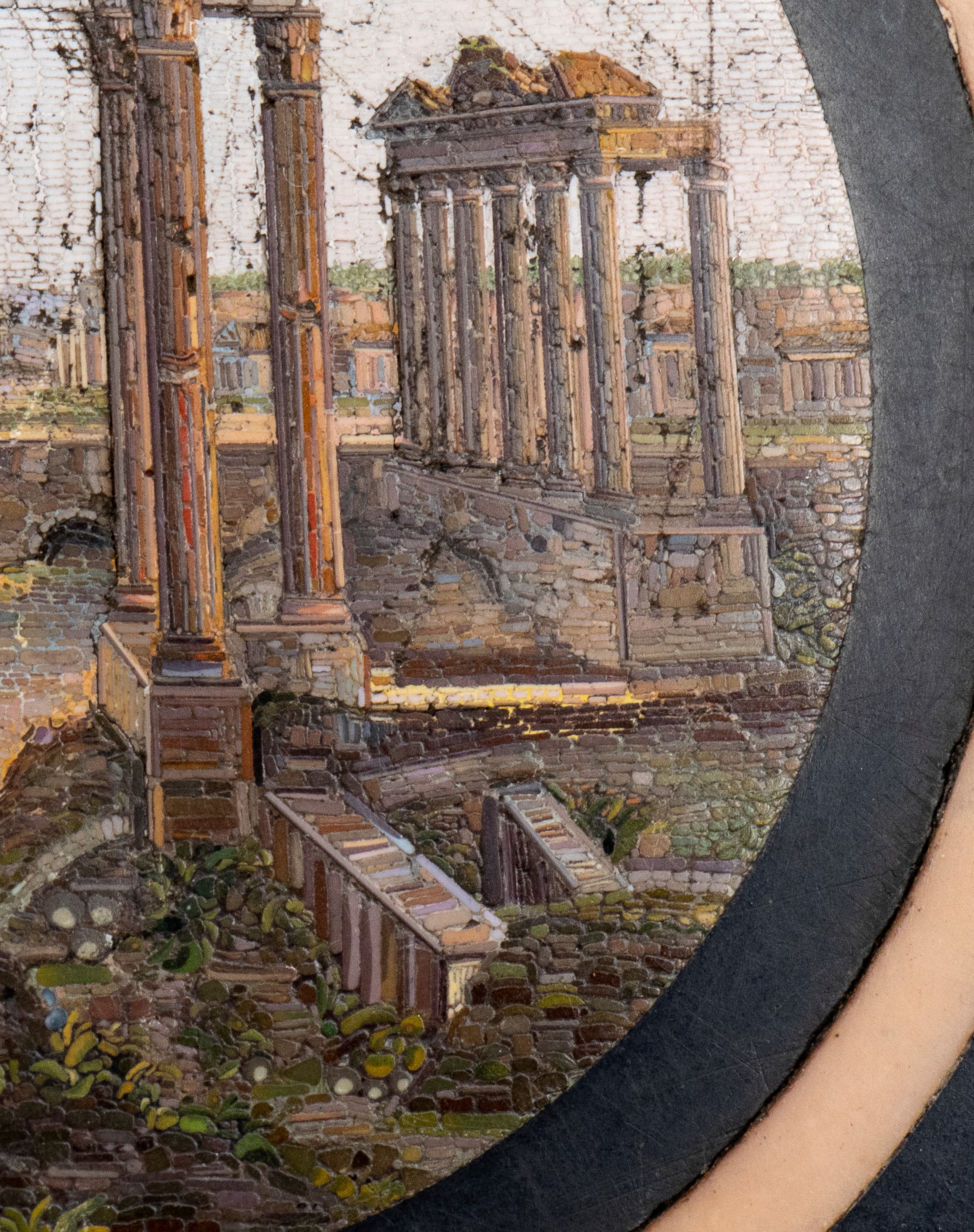 Tavolino Gran Tour, XIX secolo, Roma, piano in commesso di pietre dure