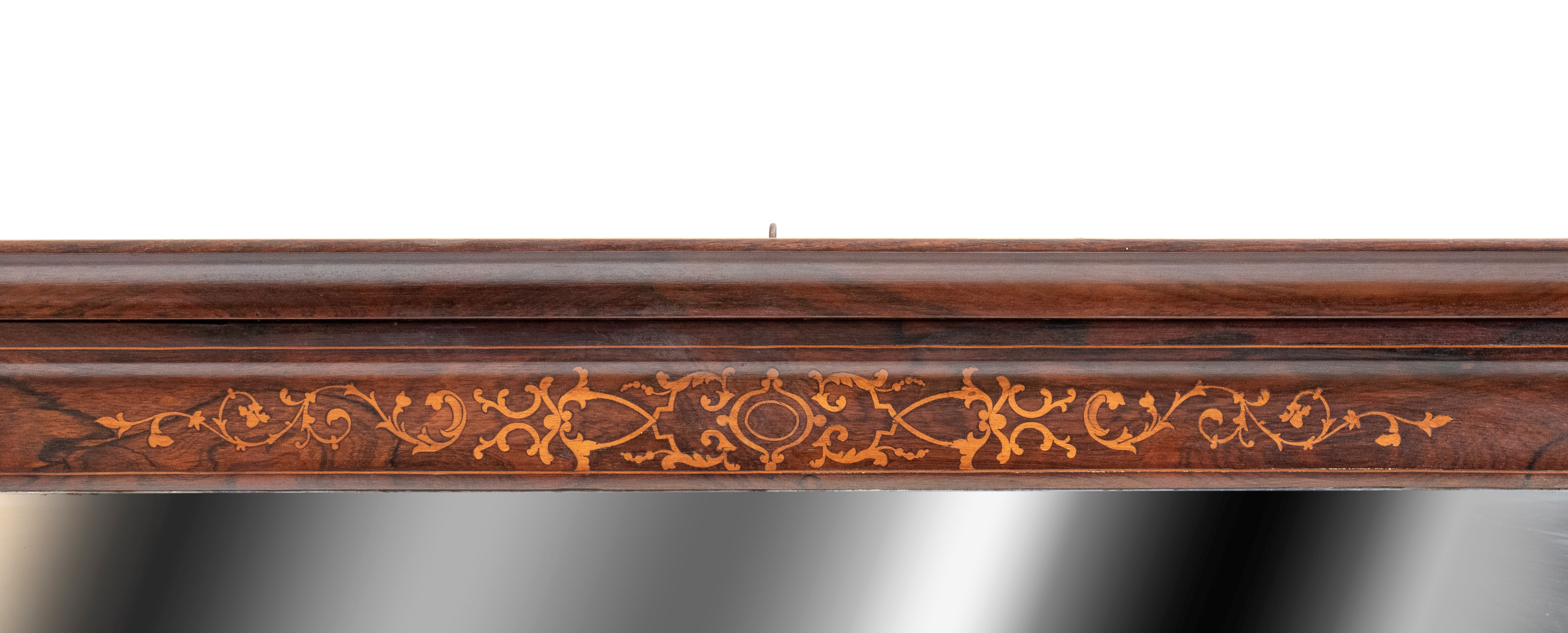 Specchiera in legno intarsiata, Carlo X, Francia, XIX secolo