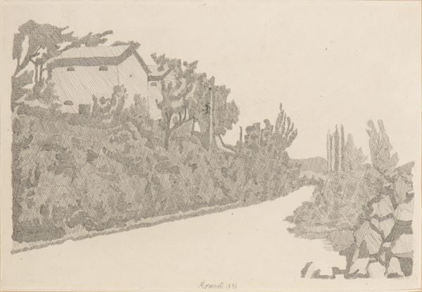 GIORGIO MORANDI - La strada bianca