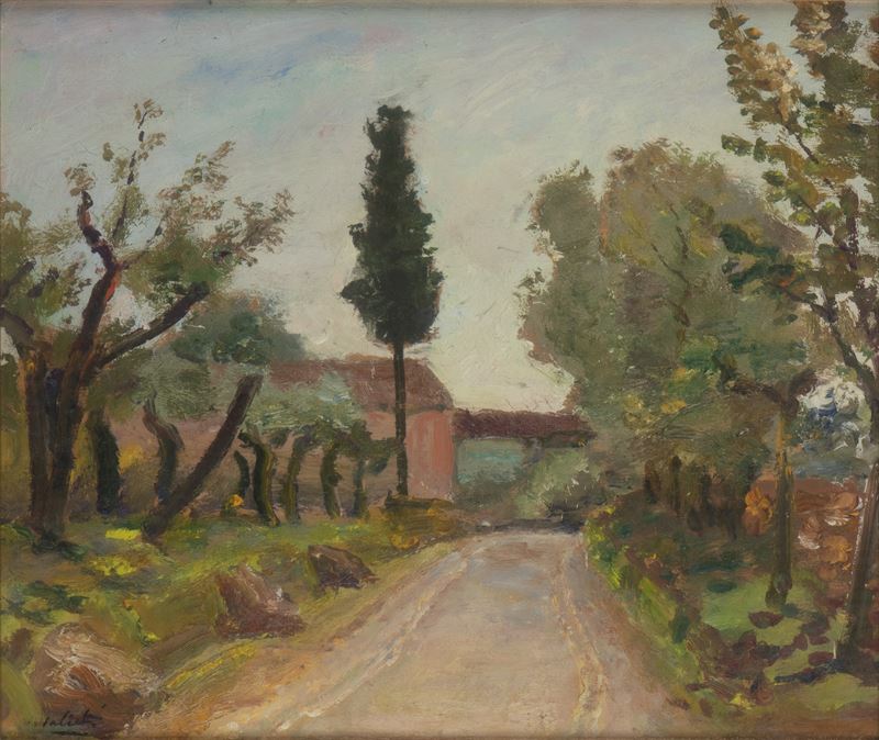 Veduta di campagna in Val d'Arno