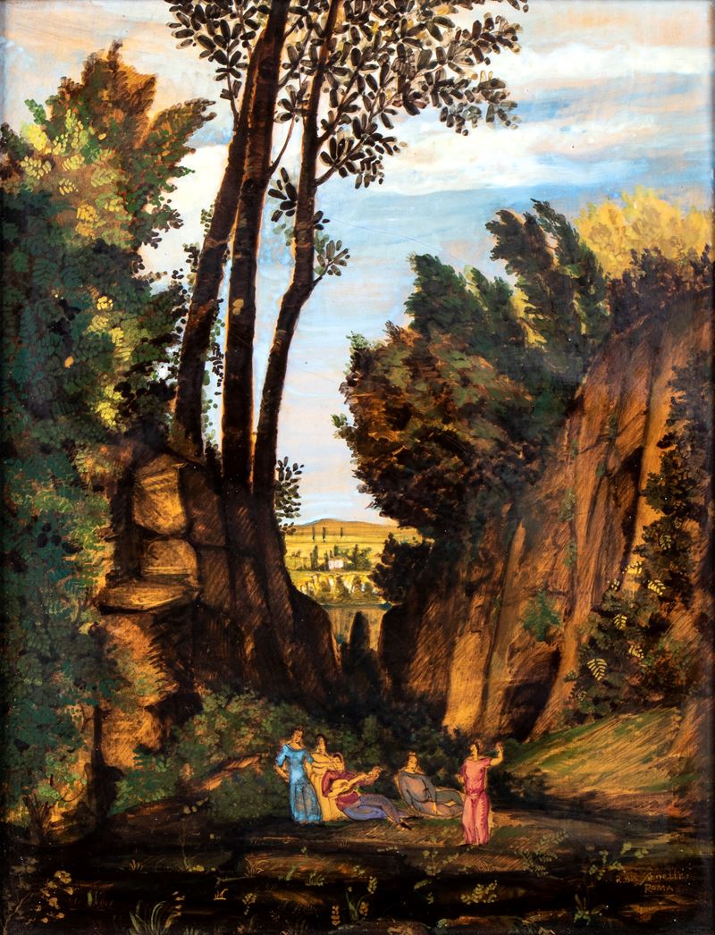 Renato Bassanelli - Concerto nel bosco, ceramica