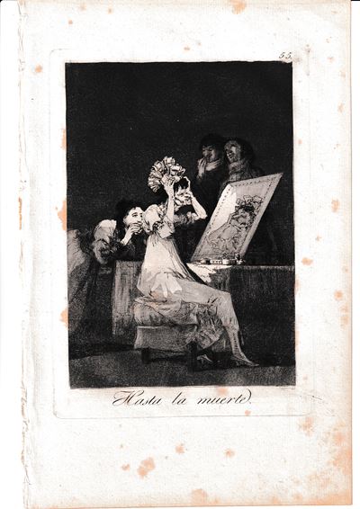 Hasta la muerte (Acquaforte e acquatinta, 1799)
