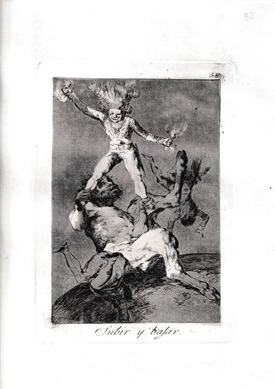 Subir y bajar - Acquaforte e acquatinta, 1799 (1855)