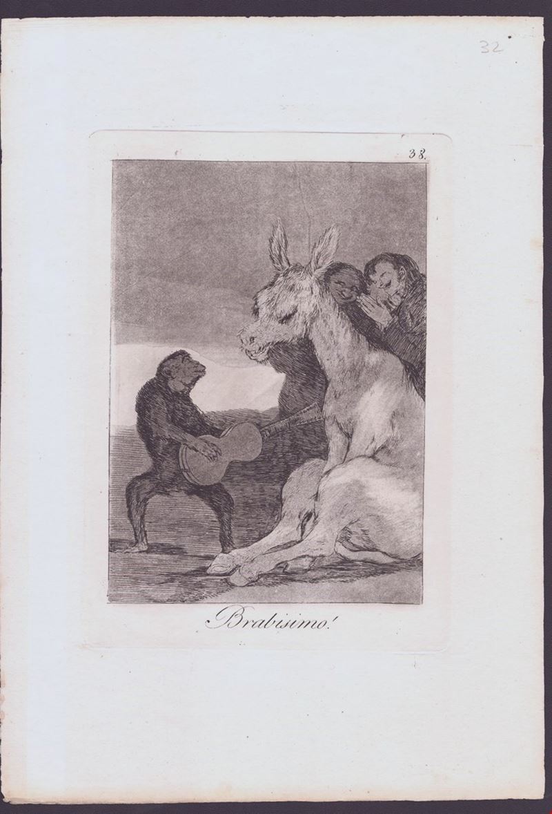 Francisco Goya - ¡Bravísimo! - Acquaforte e acquatinta