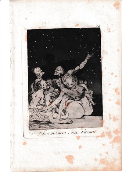 Si amanece, nos vamos - acquaforte e acquatinta, 1799