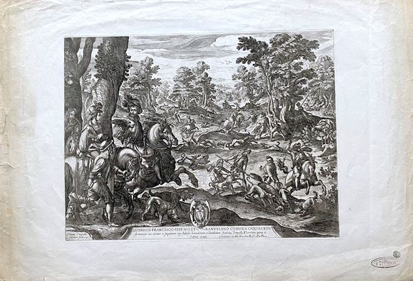 Antonio Tempesta - Wild boar hunting