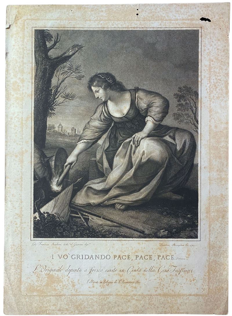 Francesco Rosaspina - I vo' griadndo pace, pace, pace