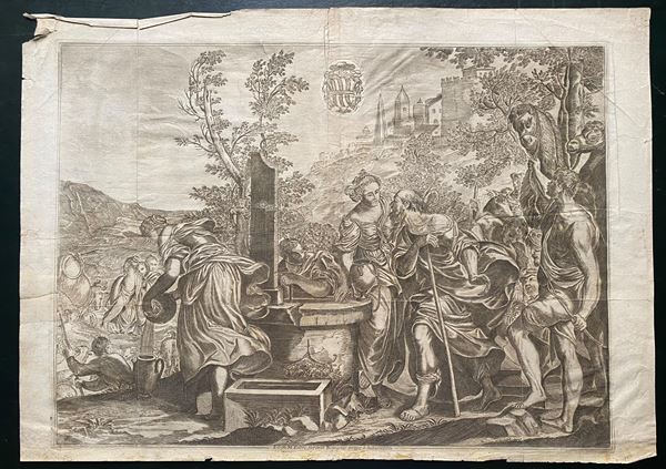 Francesco Maria Francia - Moses defends Jethro&#39;s daughters