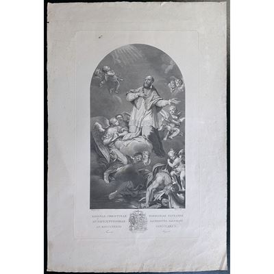 Gloria di San Francesco di Sales, bulino