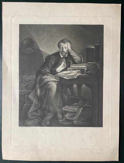 Ritratto di Luigi Camoens, bulino e acquaforte