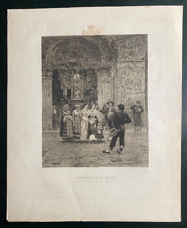 Domenica delle Palme, da Filippo Michetti