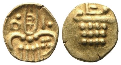 India, Nayakas of Chitradurga - Veera Raya, 1 Fanam in oro