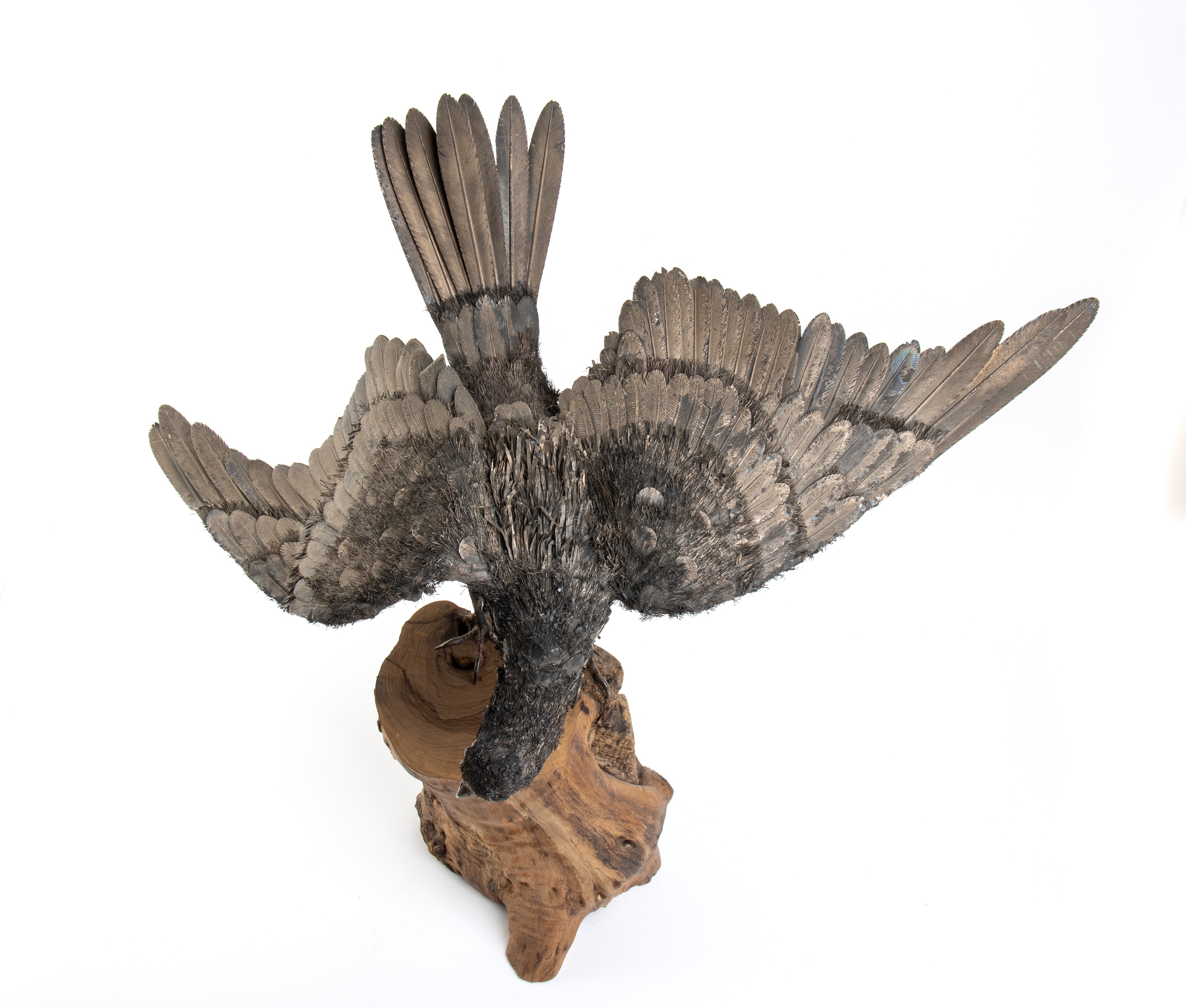 Falco, scultura in argento (XX secolo)