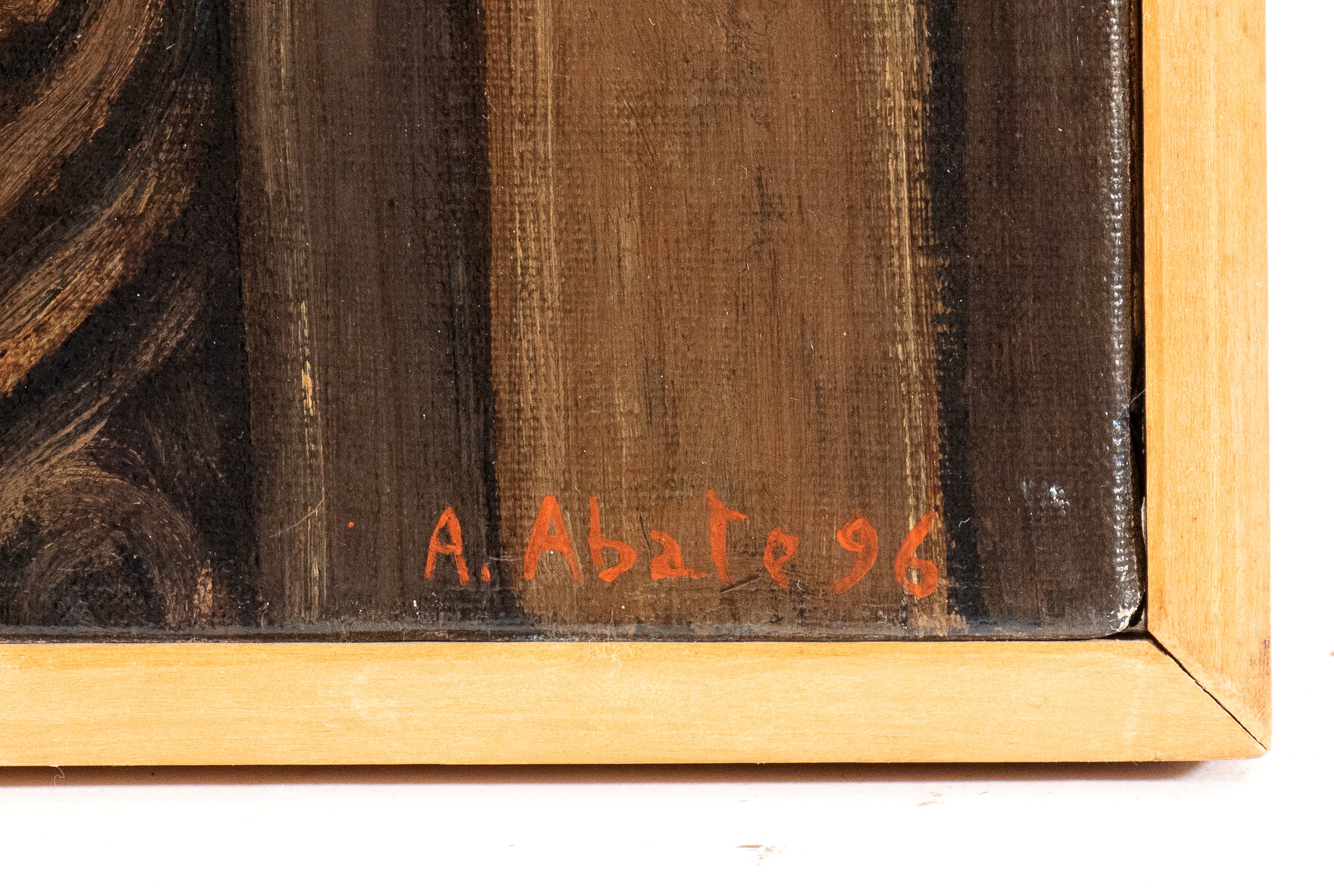 Alberto Abate - Polifemo e l'aquila, olio su tela