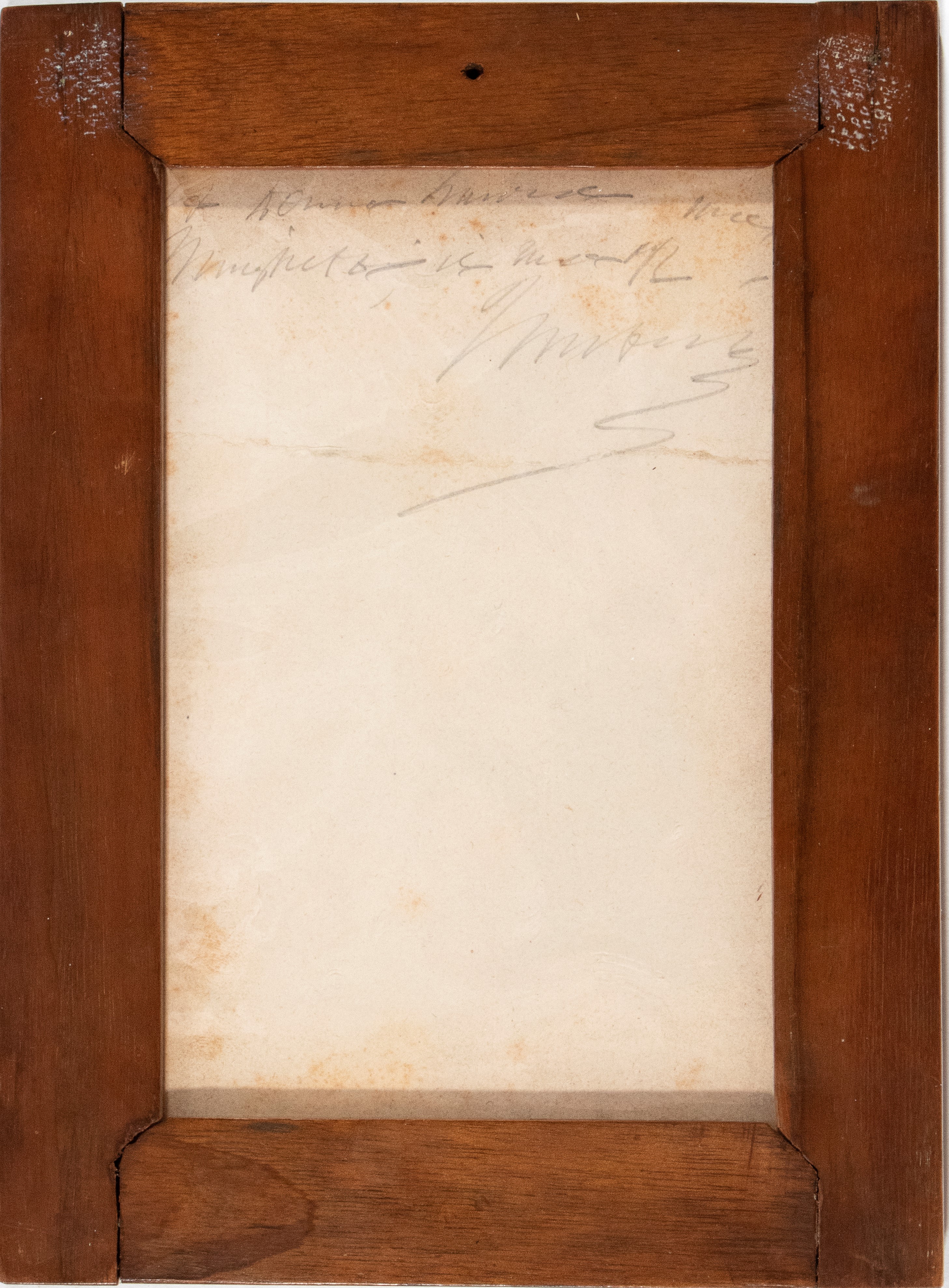 Alberto Pasquinelli - Menu, inchiostro e acquerello su carta, 1896