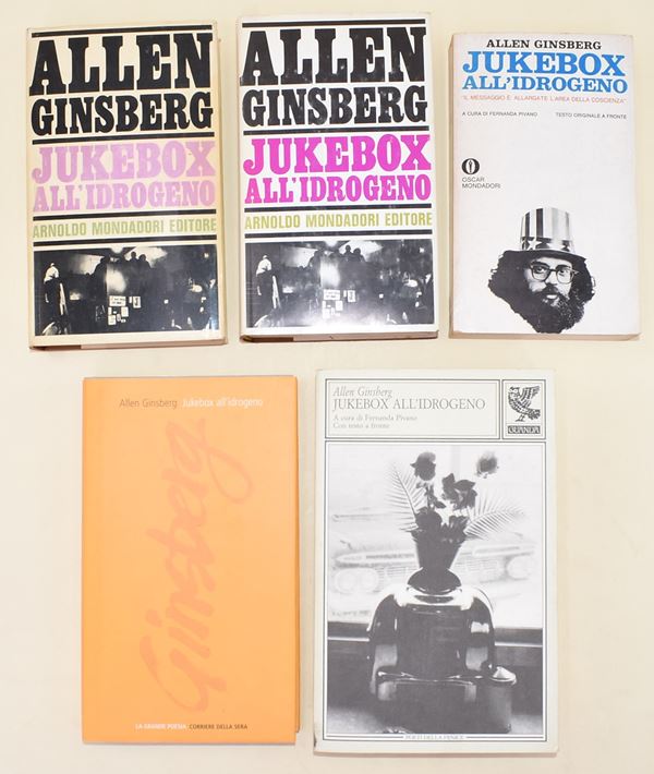 5 volumi di Allen Ginsberg