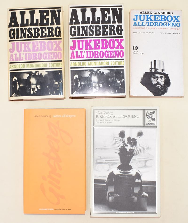 5 volumi di Allen Ginsberg